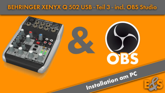 XENYX PC UND OBS Studio